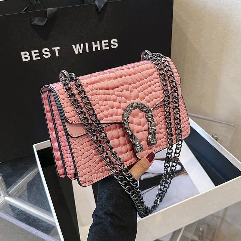 image-Fashion Chain Women's Shoulder Crossbody Small Square Bag