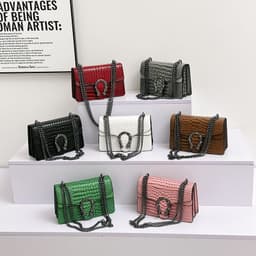 image-Fashion Chain Women's Shoulder Crossbody Small Square Bag