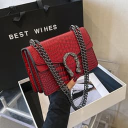 image-Fashion Chain Women's Shoulder Crossbody Small Square Bag