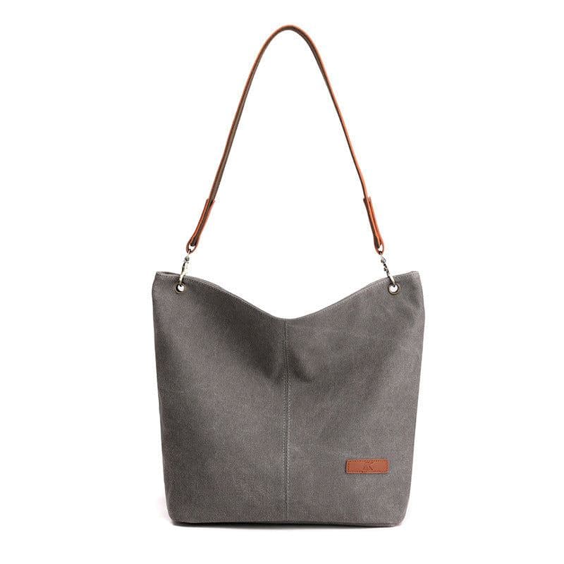 image-Women's Fashion Casual Canvas Shoulder Bag Large Capacity