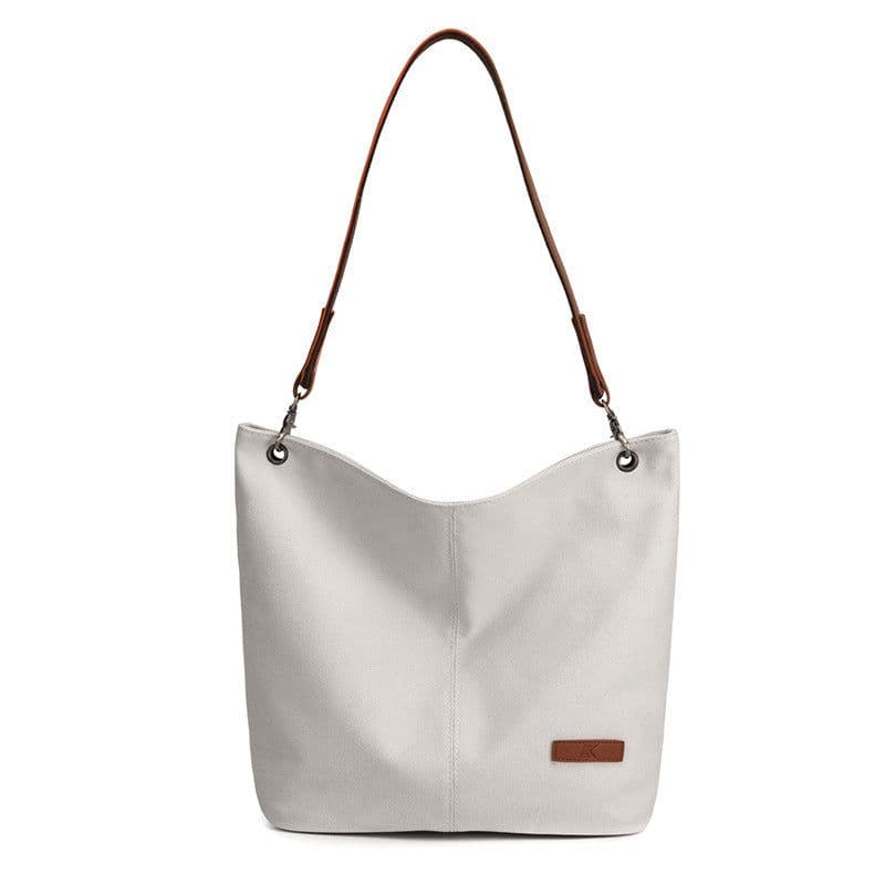 image-Women's Fashion Casual Canvas Shoulder Bag Large Capacity