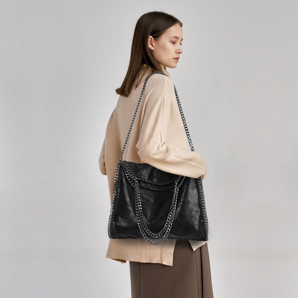 image-Women's Portable Chain Shoulder Crossbody Bag