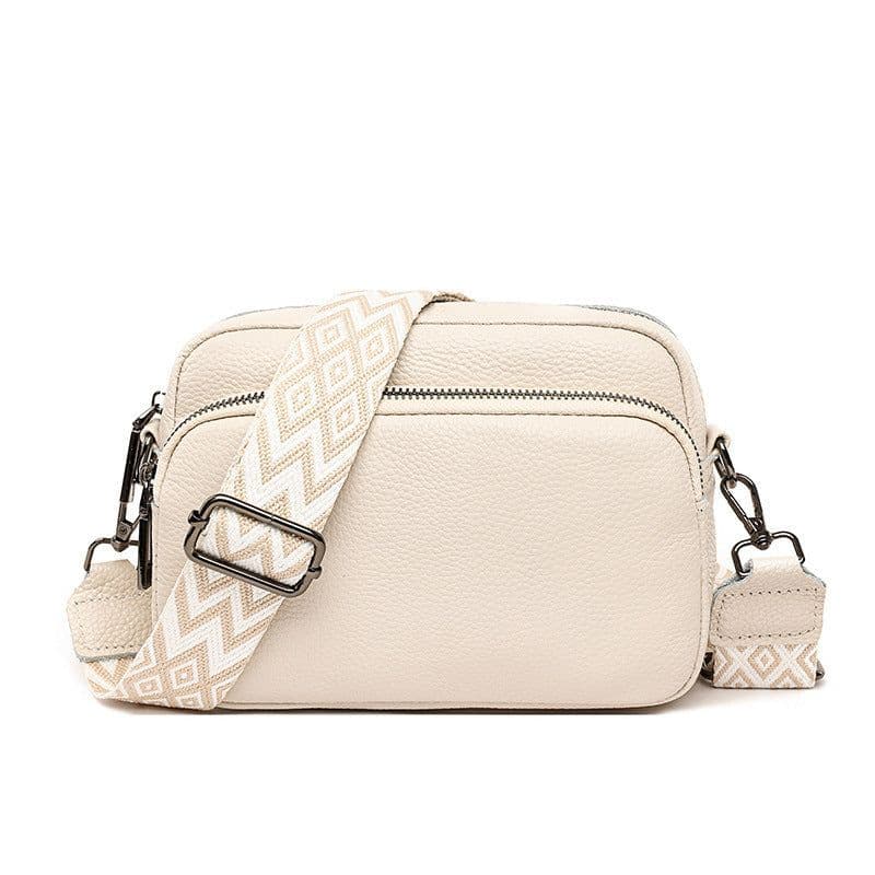 image-Women's Fashion Litchi Pattern Cattle Leather Bag