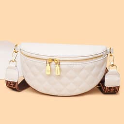 image-Women's Fashionable Simple Rhombus Crossbody Bag