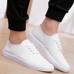 image-Lace-up Canvas All-match Casual Slip-on Easy Wear Couple Shoes Men's And Women's Same Style
