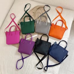 image-Women's Fashion Simple Candy Bucket Bag