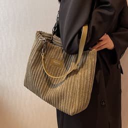 image-Large Capacity New Autumn And Winter Wild Shoulder Bag