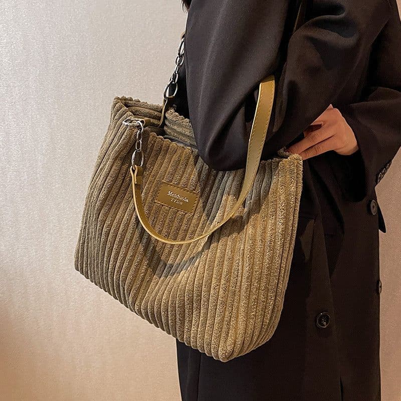 image-Large Capacity New Autumn And Winter Wild Shoulder Bag