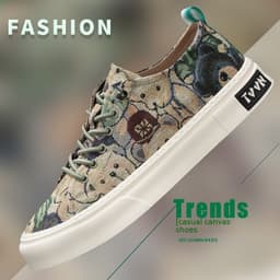 image-Summer Breathable Cloth Shoes Low-top Men's Casual Canvas Shoes Front Lace-up
