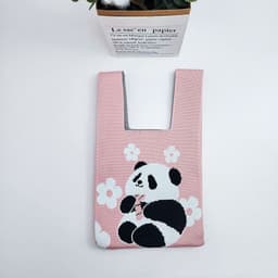 image-Trend Knitting Hand Bag Bucket Bag Gift