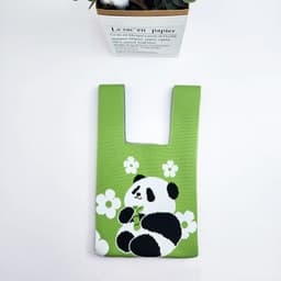 image-Trend Knitting Hand Bag Bucket Bag Gift