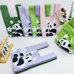 image-Trend Knitting Hand Bag Bucket Bag Gift