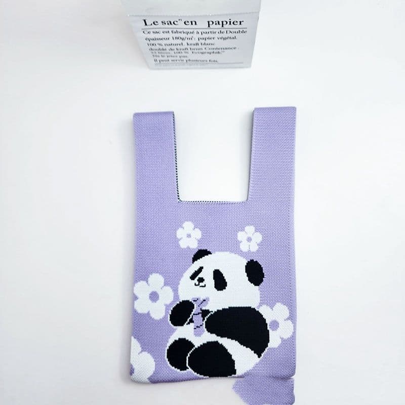 image-Trend Knitting Hand Bag Bucket Bag Gift