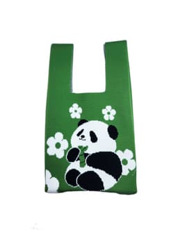 image-Trend Knitting Hand Bag Bucket Bag Gift