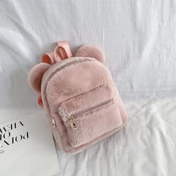 image-Plush Backpack Autumn And Winter New Cute Fashion