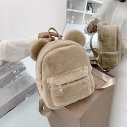 image-Plush Backpack Autumn And Winter New Cute Fashion