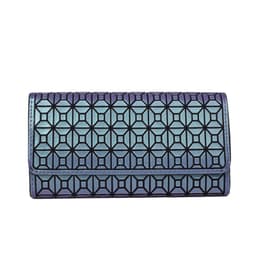 image-Geometric Rhombus Silicone Long Tri-fold Mobile Phone Wallet