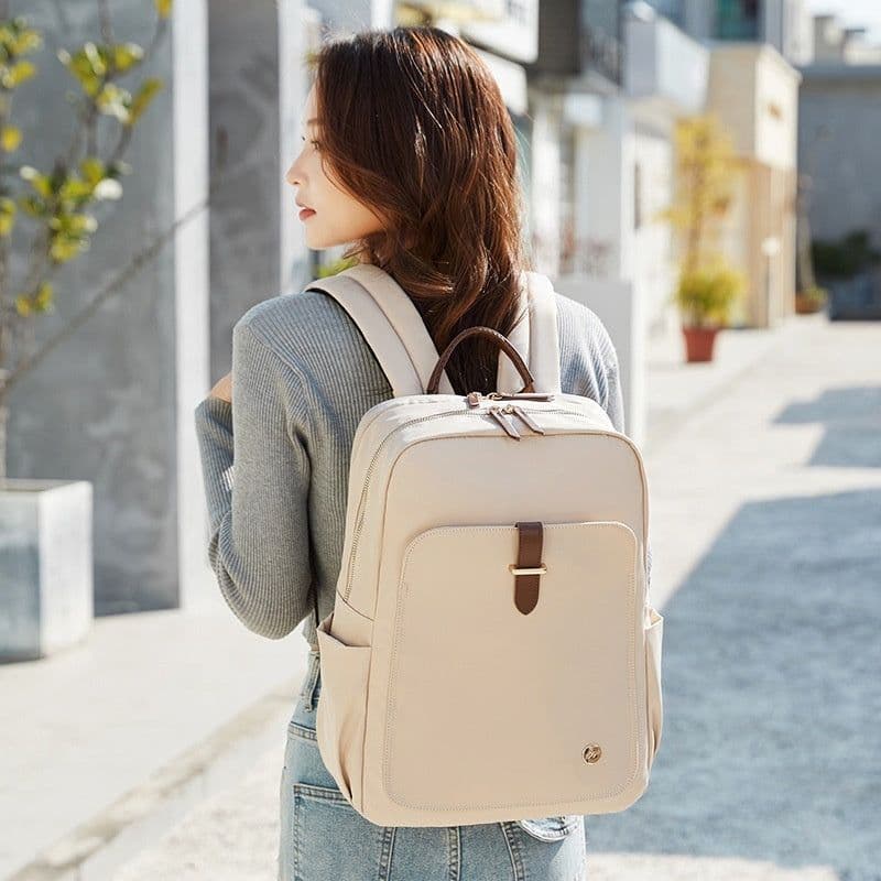 image-Backpack Women's Fashion Nylon Large Capacity Travel Bag Schoolbag Computer Backpack