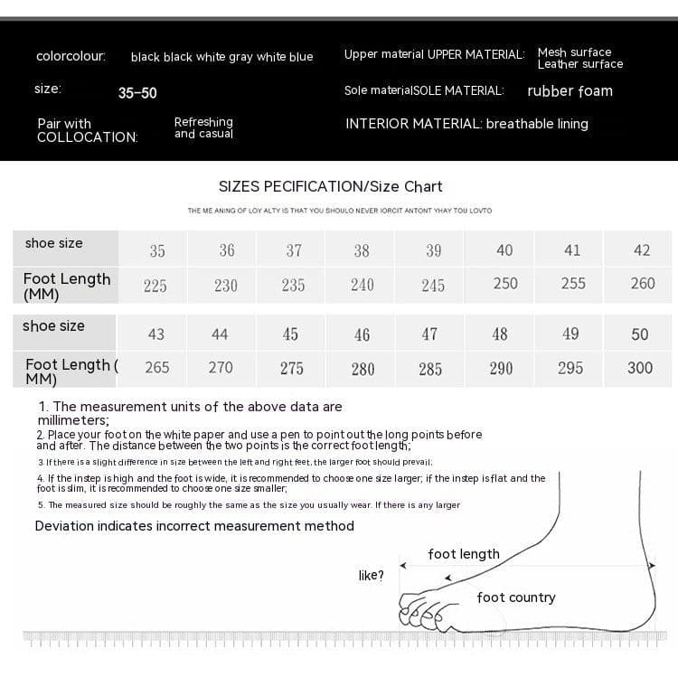 image-Summer Plus Size Mesh Breathable Sneaker
