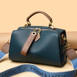 image-Shoulder Messenger Bag Large Capacity Fashion Mom Bag