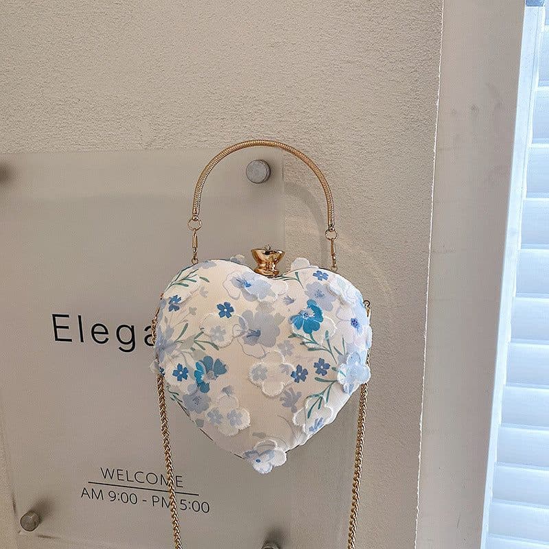 image-Sweet Floral Chain Crossbody Bag Fashion Tote