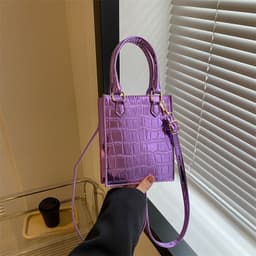 image-Women's Simple Casual Crossbody Small Square Bag