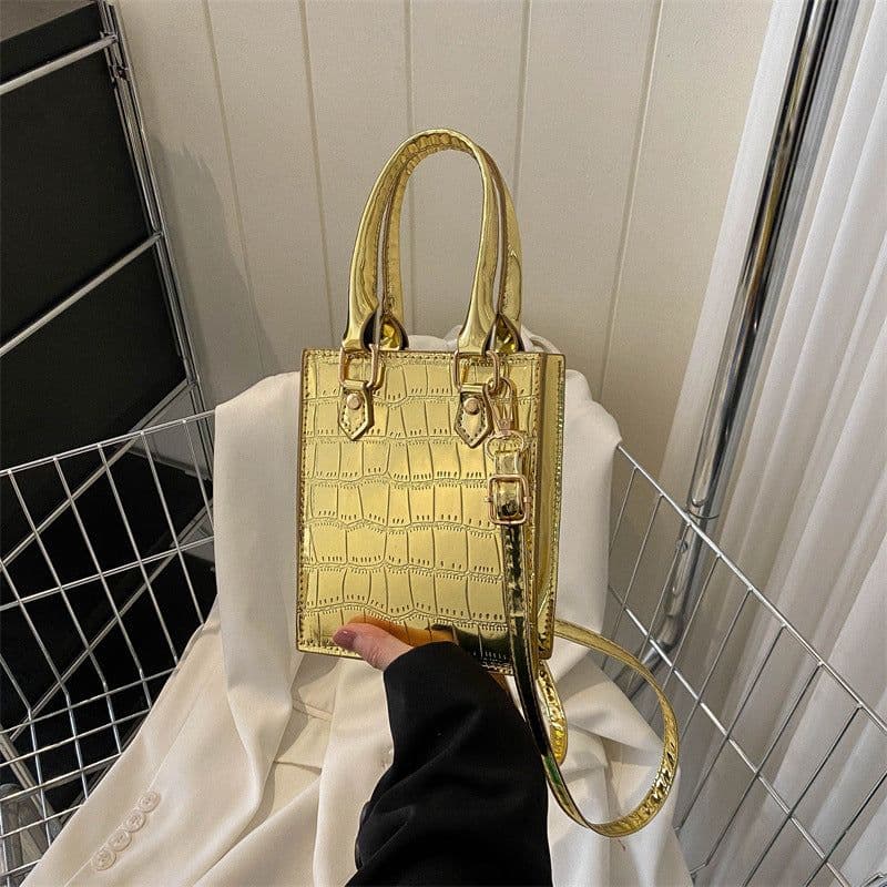image-Women's Simple Casual Crossbody Small Square Bag