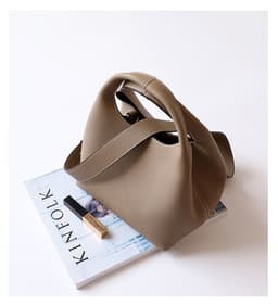 image-Versatile Handheld Women's Crossbody Shoulder Color Block Bucket Bag