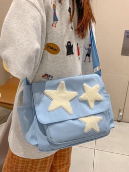 image-Women's Large-capacity Design Canvas Bag