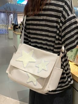 image-Women's Large-capacity Design Canvas Bag