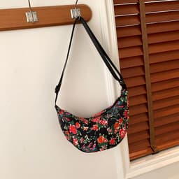 image-Big Flower Ethnic Crossbody Bag For Women