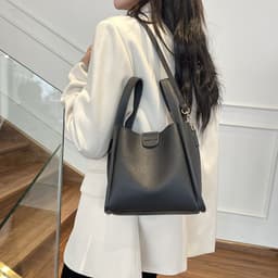 image-Lychee Pattern Women's Bag Bucket Fashion Portable