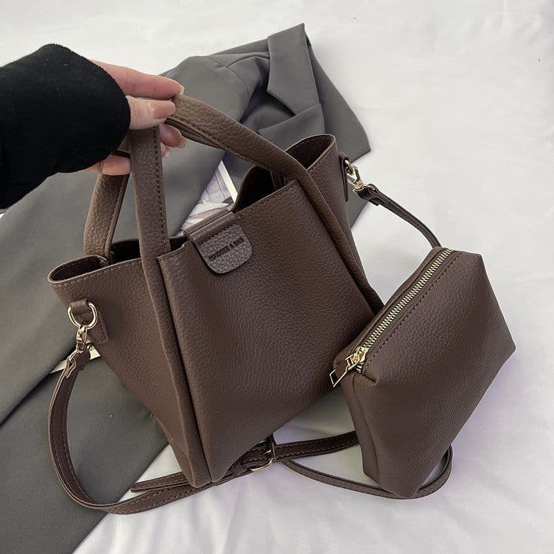 image-Lychee Pattern Women's Bag Bucket Fashion Portable