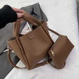 image-Lychee Pattern Women's Bag Bucket Fashion Portable