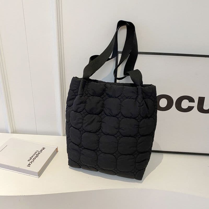 image-Women's Cotton-padded Fashionable Simple Handbag