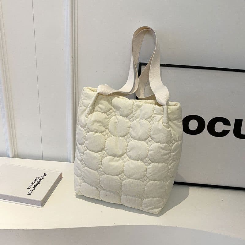 image-Women's Cotton-padded Fashionable Simple Handbag