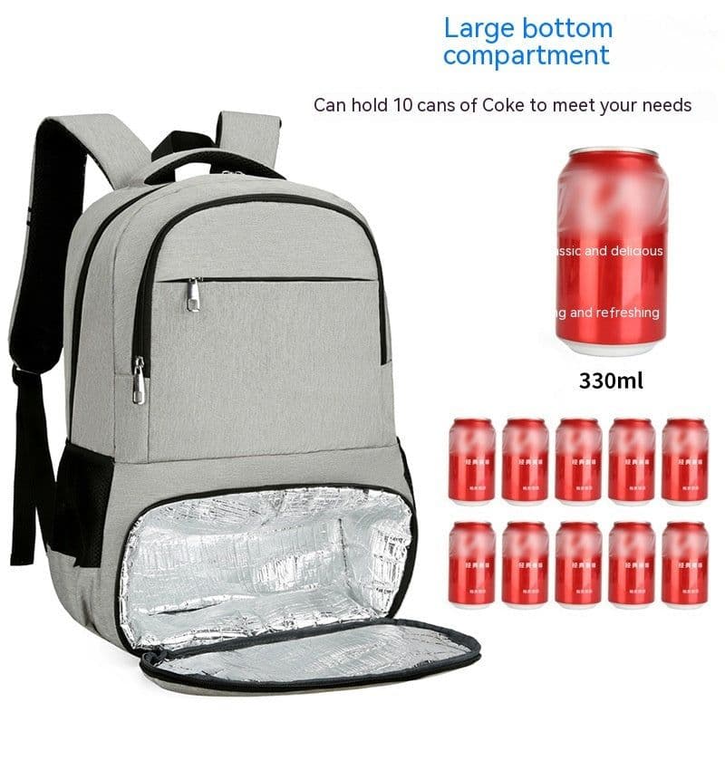 image-Outdoor Travel Thickening Thermal Insulation Backpack Leak-proof Water Bag
