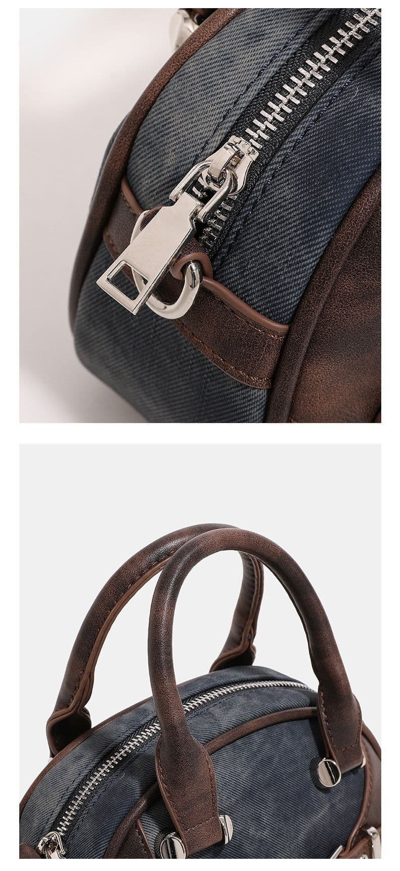 image-New Niche Classic Retro High-grade Boston Portable Shoulder Crossbody Fashion Pillow Bag