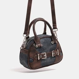 image-New Niche Classic Retro High-grade Boston Portable Shoulder Crossbody Fashion Pillow Bag
