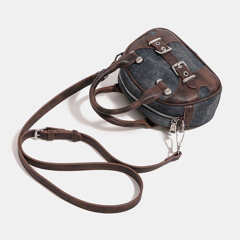 image-New Niche Classic Retro High-grade Boston Portable Shoulder Crossbody Fashion Pillow Bag