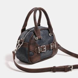 image-New Niche Classic Retro High-grade Boston Portable Shoulder Crossbody Fashion Pillow Bag