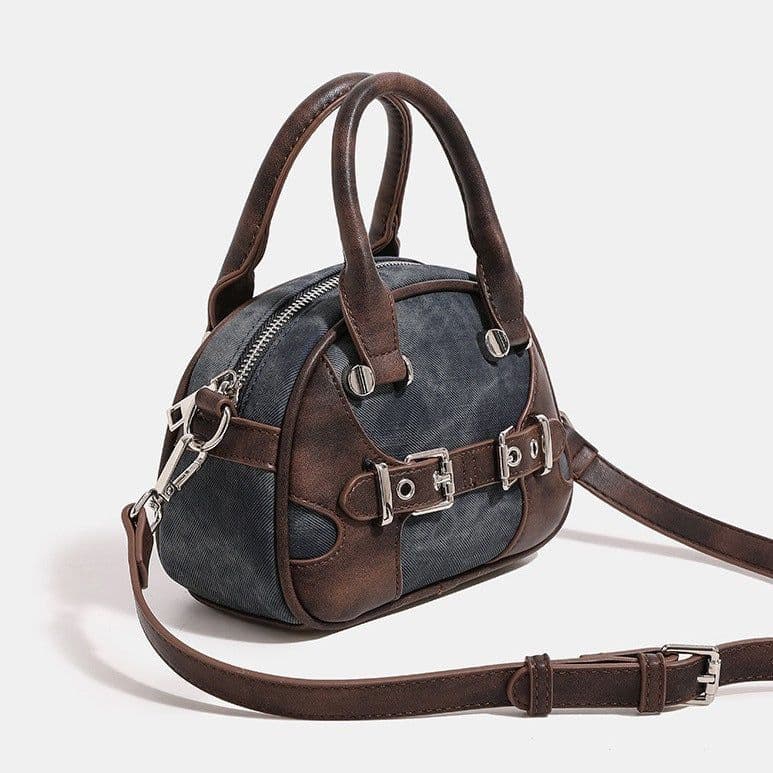 image-New Niche Classic Retro High-grade Boston Portable Shoulder Crossbody Fashion Pillow Bag