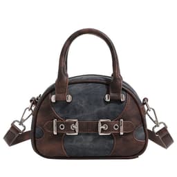 image-New Niche Classic Retro High-grade Boston Portable Shoulder Crossbody Fashion Pillow Bag