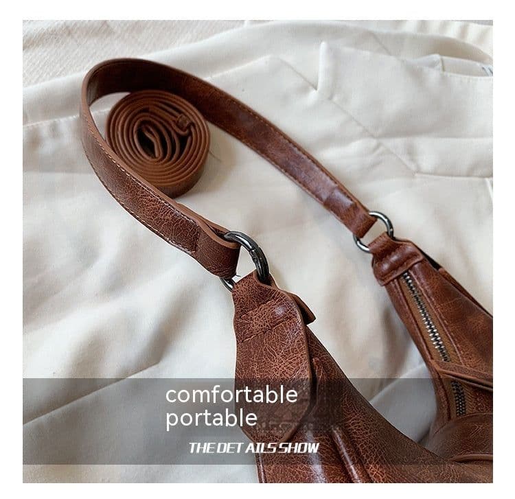 image-Women's One-shoulder Niche Original Design New Autumn And Winter Maillard Style Underarm Bag