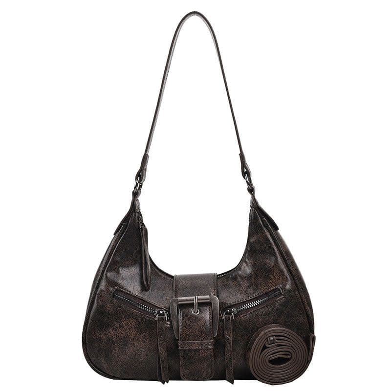image-Women's One-shoulder Niche Original Design New Autumn And Winter Maillard Style Underarm Bag
