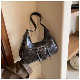 image-Women's One-shoulder Niche Original Design New Autumn And Winter Maillard Style Underarm Bag