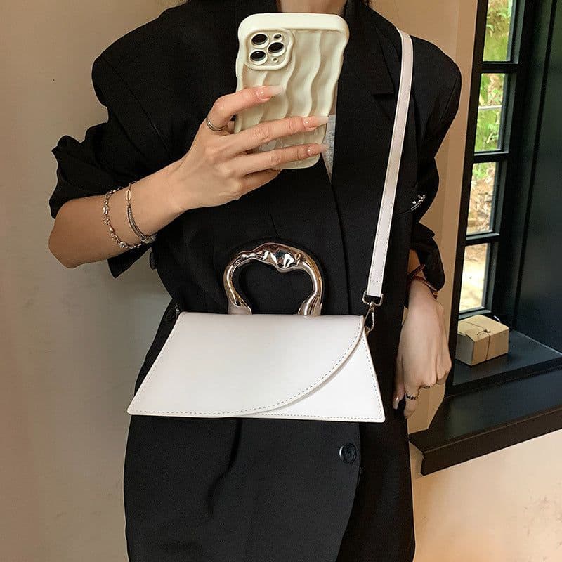 image-Fashionable All-match Women's PU Portable Single Messenger Bag