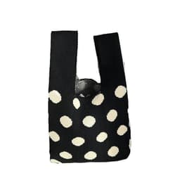 image-Atmosphere Striped Contrast Color Polka Dot Handbag For Women
