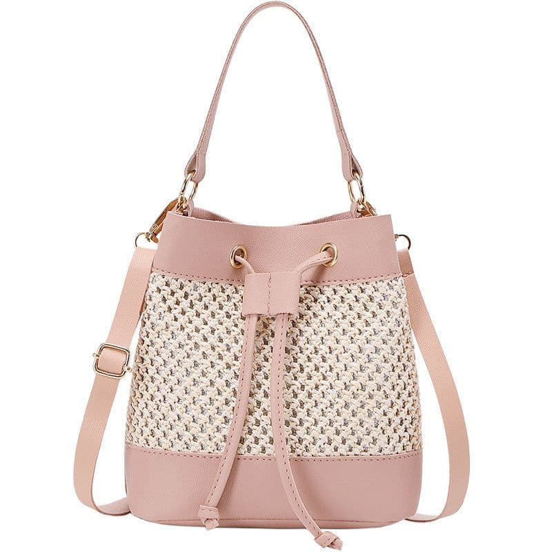 image-Fashion Women's Hollow Bucket Bag