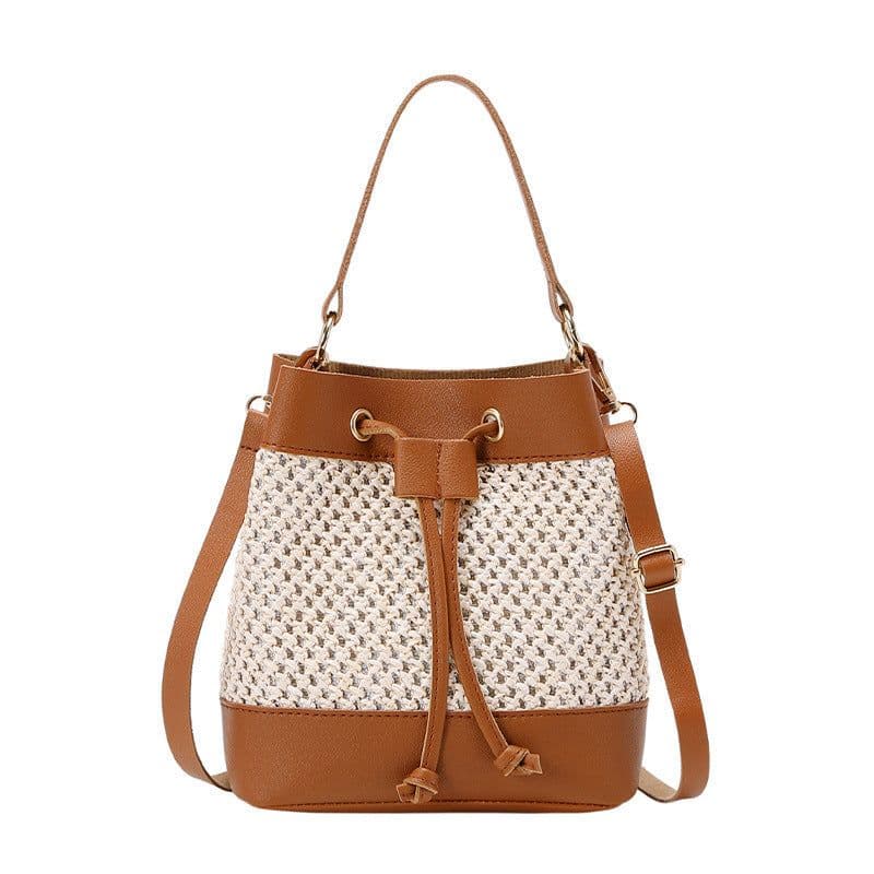 image-Fashion Women's Hollow Bucket Bag